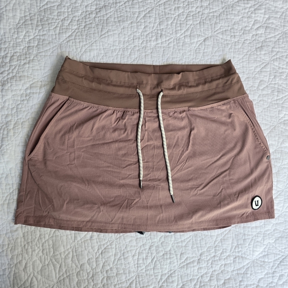 Vuori Seabreeze Tennis Skirt - Terracotta